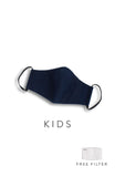KIDS Essential Pure Cotton Face Mask in Midnight Blue