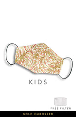 KIDS Imperial Chrysanthemum Pure Cotton Face Mask
