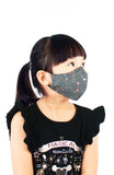 KIDS Moonlight Galaxy Pure Cotton Face Mask - Silver Pink