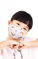KIDS Rainbow Dreams Pure Cotton Face Mask - Lilac