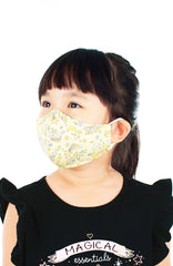 KIDS Wishing Upon A Shooting Star Pure Cotton Face Mask - Pastel Sunlight