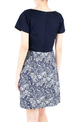 Ladylike Lace Vera Dress with Short Sleeves