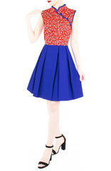 Legendary Doves & Sakura Cheongsam Dress