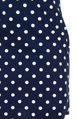 ‘Let’s Do The Polka’ Lily Shift Dress - Midnight Blue