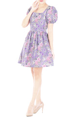 Lovable Lilac Blooms Alice Dress