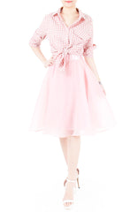 Loveliest Ballet Organza Flare Skirt - Ballet Pink