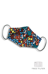 Lush Forest Ferns Pure Cotton Face Mask - Winter