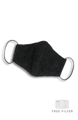 MASQUERADE Luxe Lace Mask - Haute Black