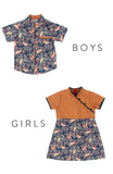BOYS Magnificent Sakura Mandarin Collar Shirt