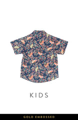 BOYS Magnificent Sakura Mandarin Collar Shirt