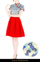 Majestic Porcelain Cheongsam Dress