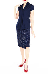 Moonlight Galaxy Mei Kebaya Dress with Obi Belt