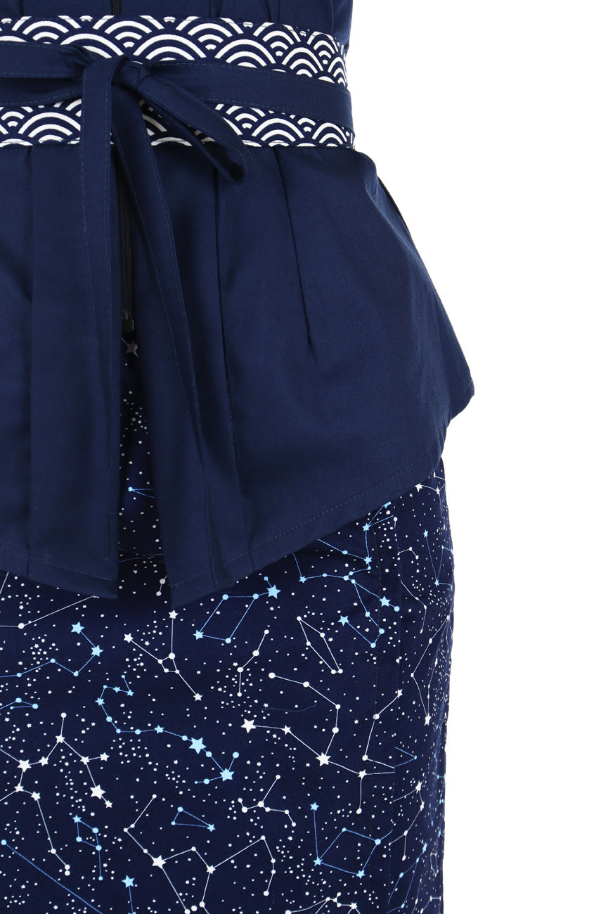 Moonlight Galaxy Mei Kebaya Dress with Obi Belt