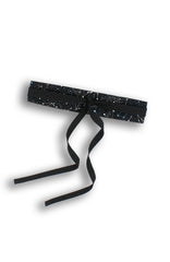 Moonlight Galaxy Obi Belt - Onyx Black