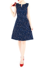 Moonlight Galaxy Stella Dress – Midnight Blue