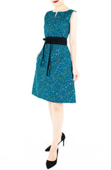 Moonlight Galaxy Stella Dress - Turquoise