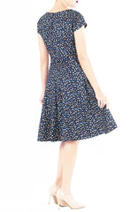 Night Prairie Flare Tea Dress