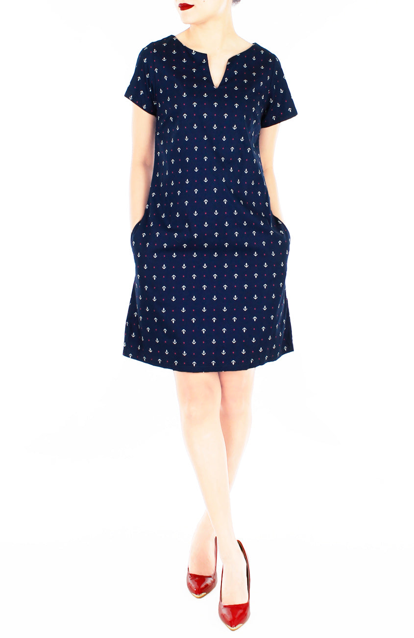 Notable Nautical Lily Shift Dress