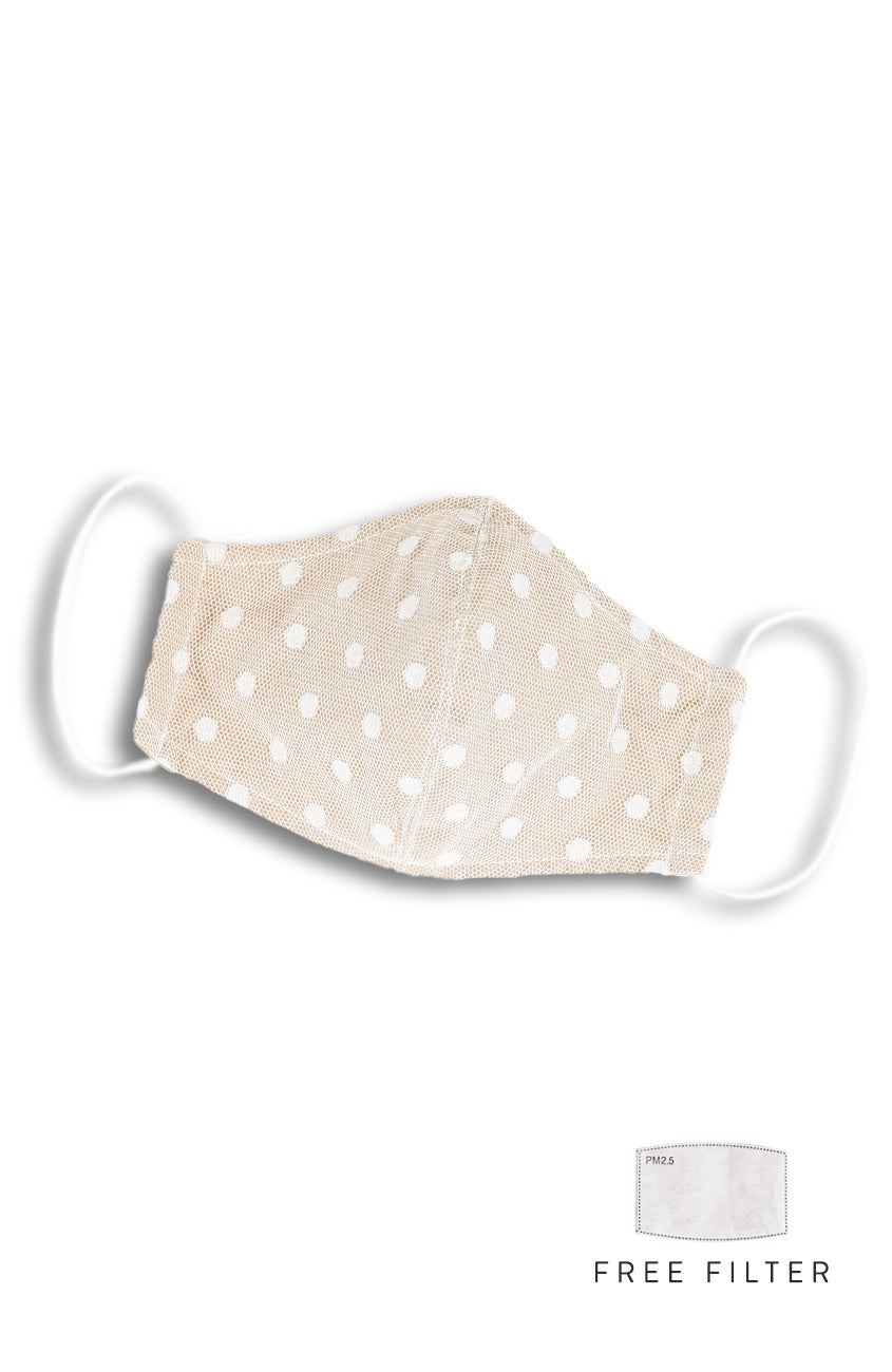 MASQUERADE Luxe Lace Mask - Champagne Lover