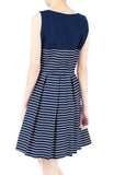 Perfectly Striped Flare Dress