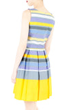 Pick-Me-Up Stripe Flare Dress