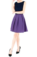 Poised for Potential Flare Dress - Thistle Purple