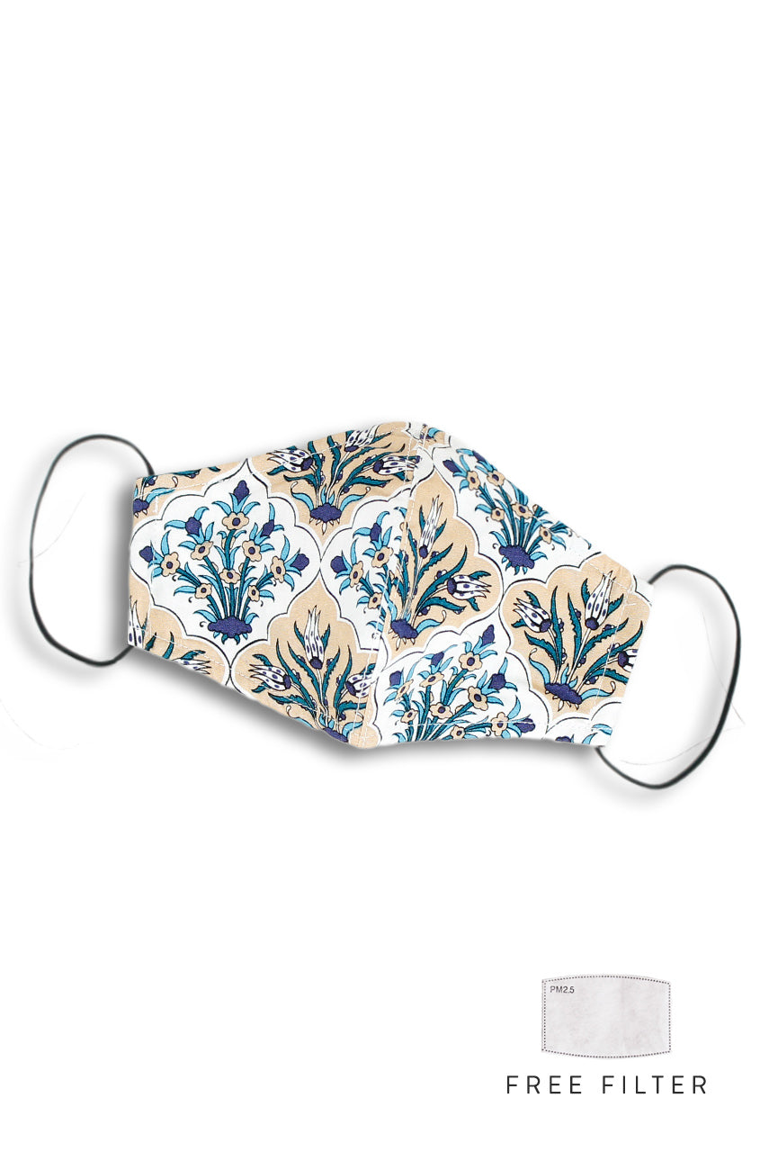 Porcelain Potpourri Pure Cotton Face Mask