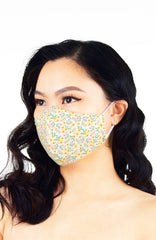 Precious Poppy Pure Cotton Face Mask