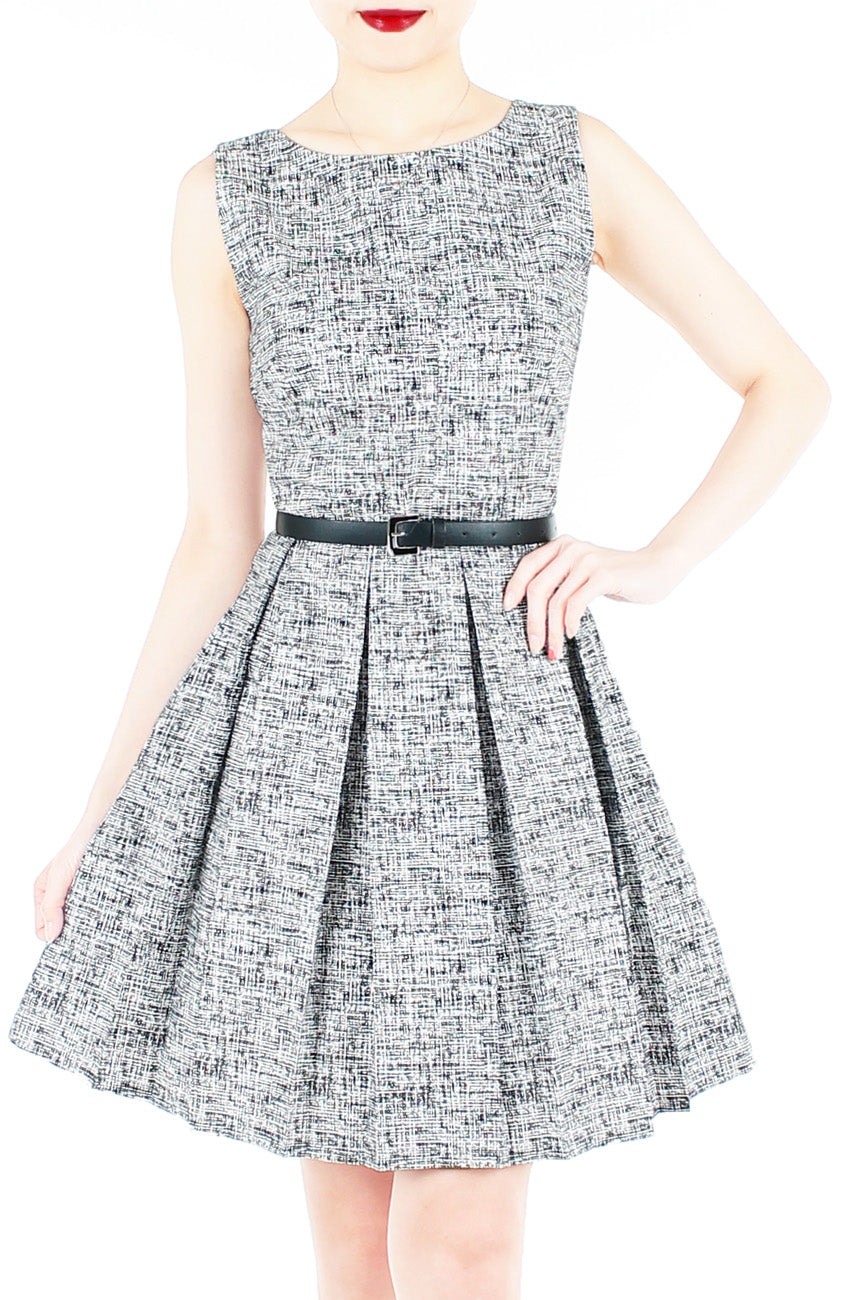 Professional Posh Flare Dress - White