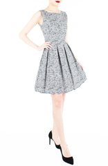 Professional Posh Flare Dress - White