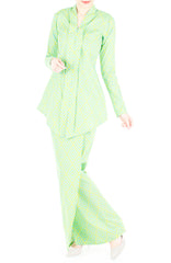Profound Pizzazz Modern Kebaya - Lime Green
