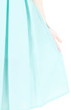 Forever Fanciful Flare Midi Dress with Bow Back  - Tiffany Blue