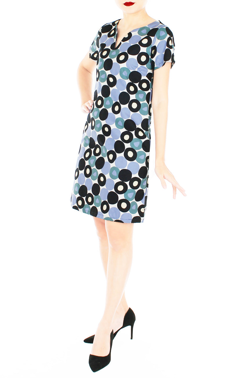 Retro 60s Gemstones Lily Dress - Lavender Quartz