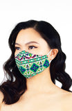Royal Istanbul Pure Cotton Face Mask - Emerald Green