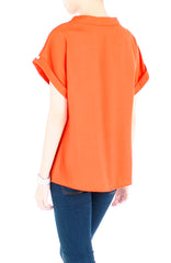 Sartorial Self-Discovery Blouse - Orange