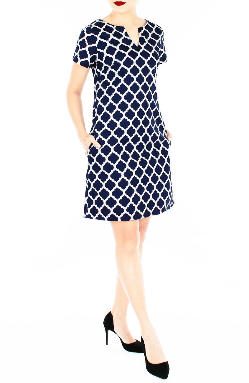 Sartorial Moroccan Mosaic Lily Shift Dress