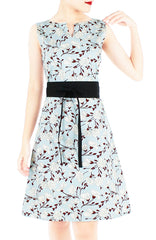 Serene White Lilies Stella Dress