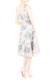 Serenity Lilac Rose Flare Midi Dress
