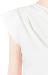 Smitten by Love One Shoulder Top - White