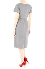 Sophisticated Houndstooth Jeane Dress