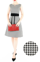 Sophisticated Houndstooth Stella Dress