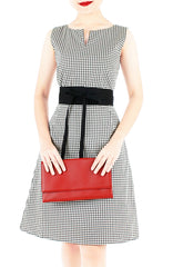 Sophisticated Houndstooth Stella Dress