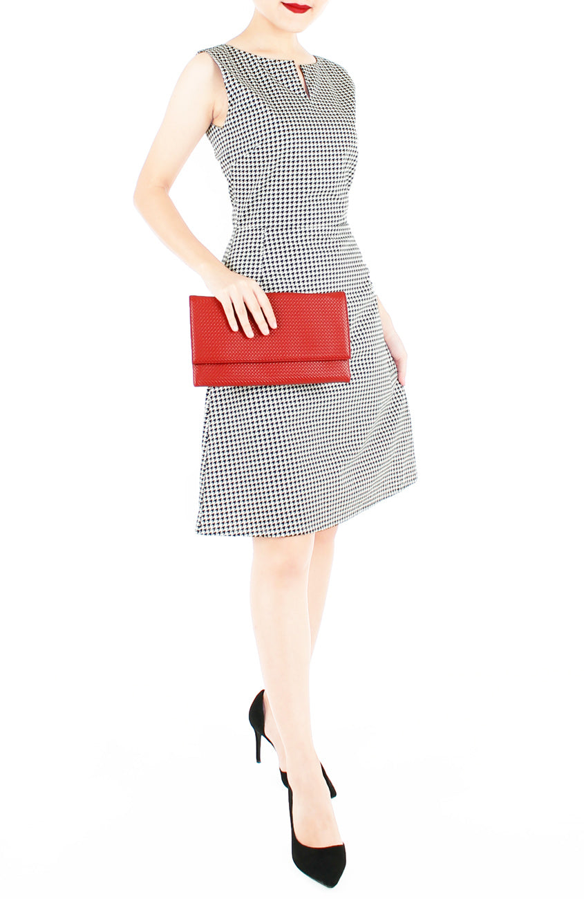 Sophisticated Houndstooth Stella Dress