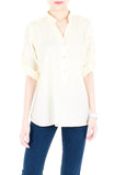 Stay Classic Utility Blouse - Vanilla