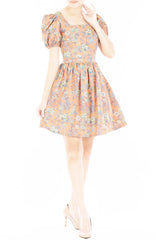 Summer Fields in Peach Alice Dress