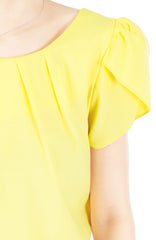 Sweet Memories Tulip Blouse - Yellow
