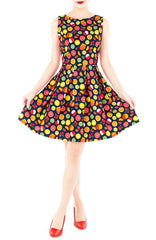 The Apple of My Eye Flare Dress