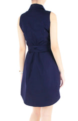 The Effortless Shirtdress - Midnight Blue