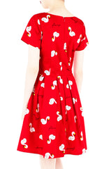 The Fla-mazing Red Flare Dress