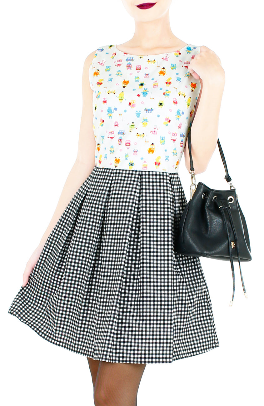 The Unexpected Duet Flare Dress